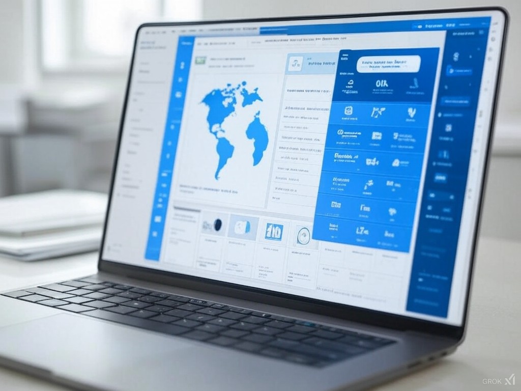CMS interface showing an easy-to-use drag-and-drop editor for updating website content