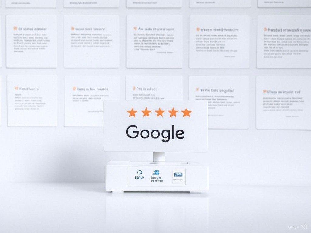 Website section featuring trust signals, including client testimonials, reviews, and certification badges